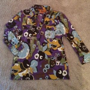 Tory Burch Floral Shirt S