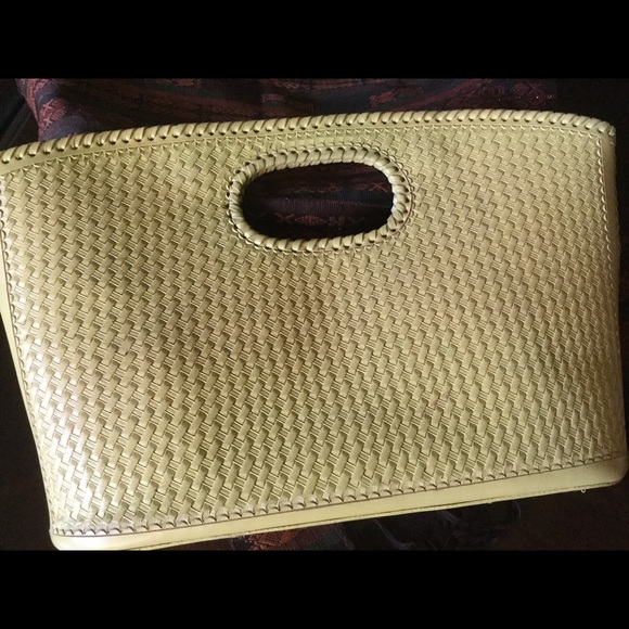 Tooled Leather Large Clutch - Picture 2 of 4