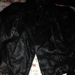 Black half jacket