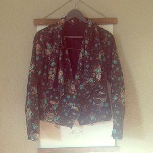 Floral Charlotte Russe Blazer
