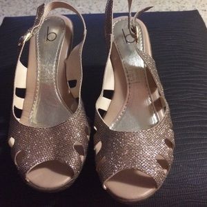 Gold sandals!! In the box!!