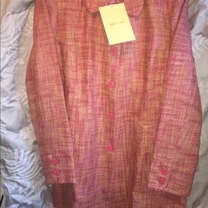 A tweed pink mix size 16 women's coat