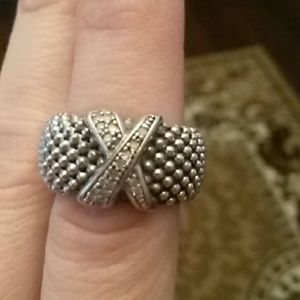 diamond mesh ring