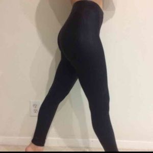 American apparel metallic leggings