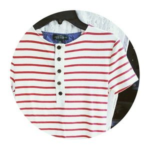 Ralph Lauren Red Stripe Tee