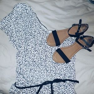 One Shoulder Jersey Patterned Dress