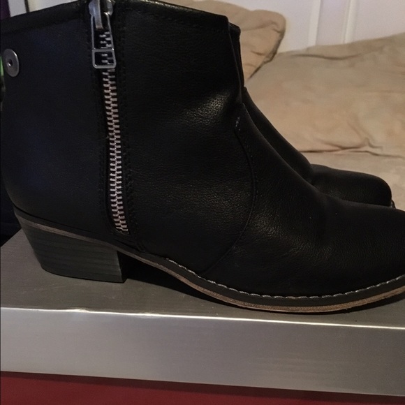 Black ankle boots