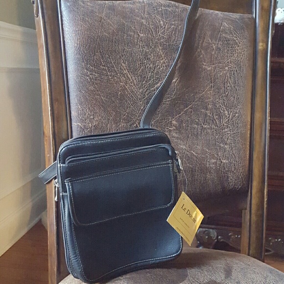 Cross body bag - genuine leather!