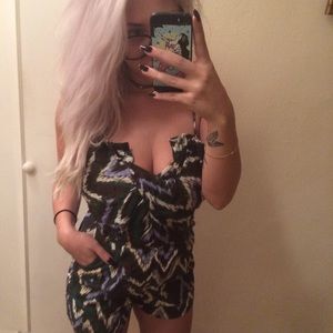 Patterned Romper