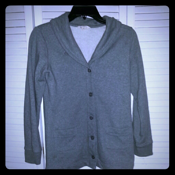 Children's Grey Land's End Sweater - Picture 1 of 1