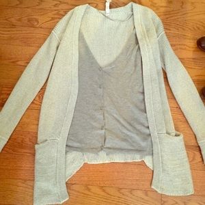 Barely worn Lululemon cardigan sweater