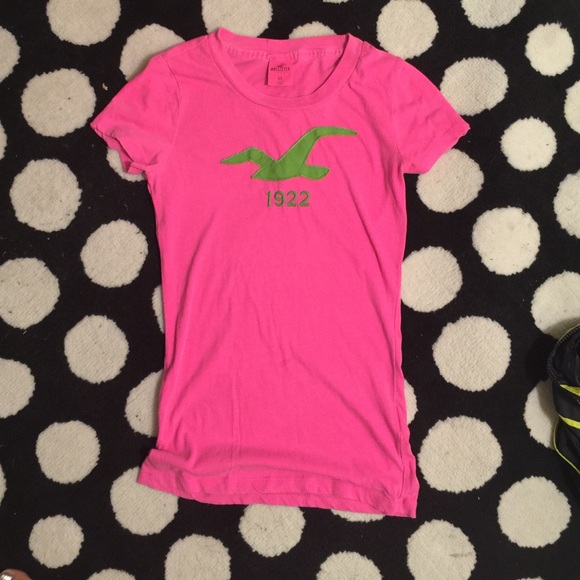 Hollister Neon pink T - Picture 1 of 2