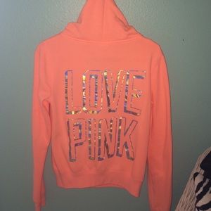 VS PINK zip up hoodie!