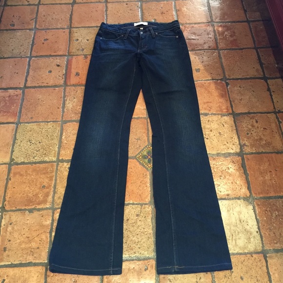 Habitual Jeans, dark wash, slight flare leg