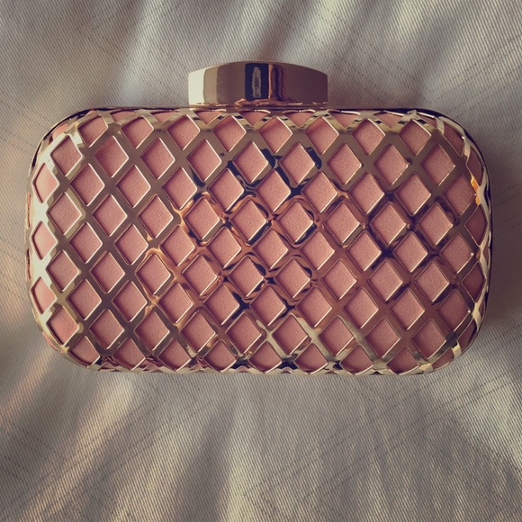 Chic Rose Gold Clutch
