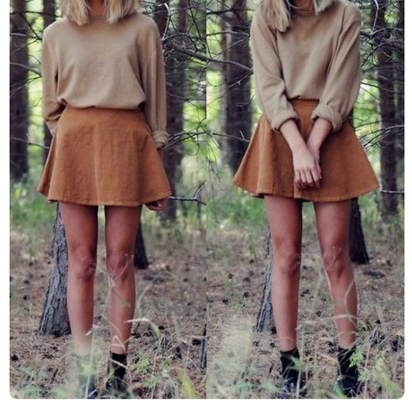 Gray circle skirt
