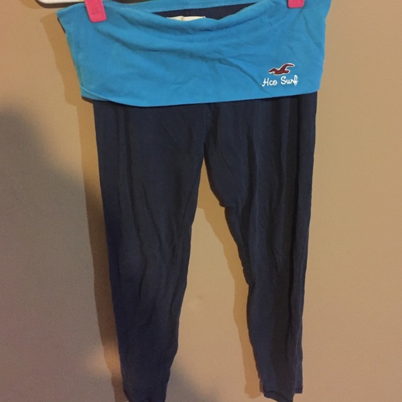 Blue Hollister leggings
