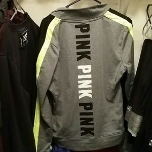 Vs pink ultimate yoga half zip