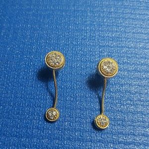 Gold earrings