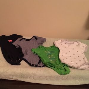 Bundle baby boy clothes with socks hats  & mittens