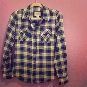 Plaid Button-Up