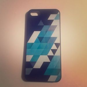 iPhone 5 geometric print phone case