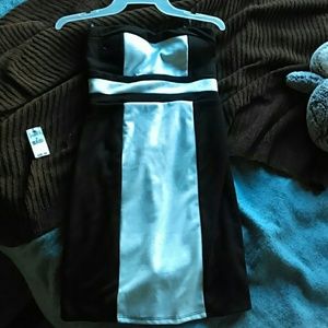 Black and white dress