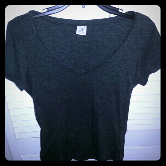 Women's Grey Zine V-Neck - Picture 1 of 1