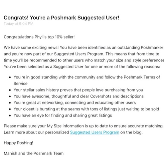 🎉So excited and honored to be a Suggested User🎉 - Picture 2 of 2