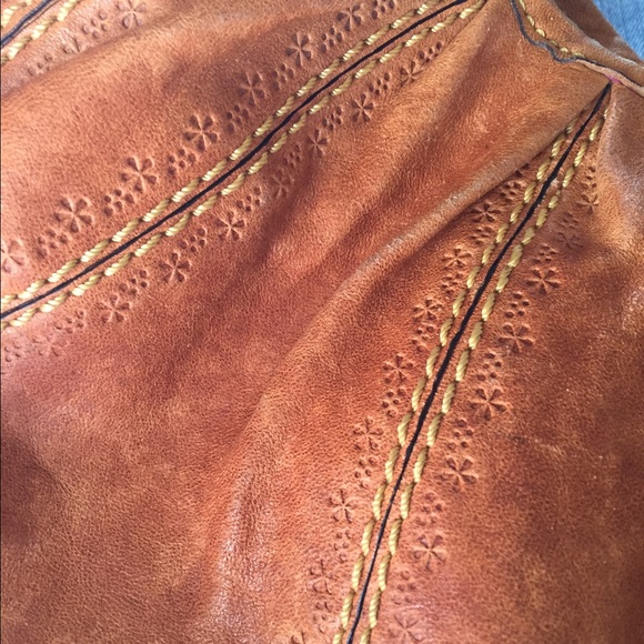 ❤️sold in bundle❤️Brown genuine leather fossil bag - Picture 2 of 4