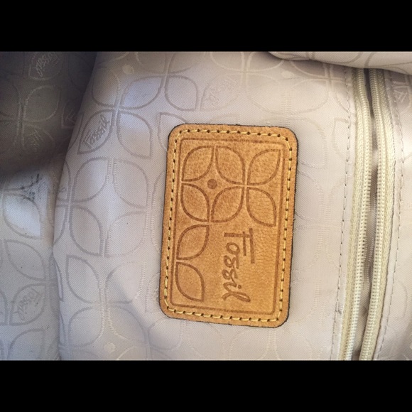 ❤️sold in bundle❤️Brown genuine leather fossil bag - Picture 3 of 4