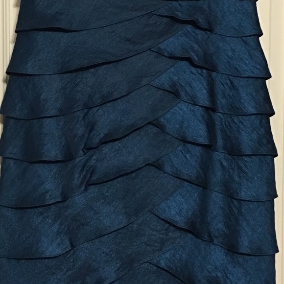 Blue Cocktail Dress by London Times - Picture 4 of 4