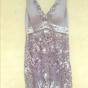 2 HOUR SALE Beautiful beaded knee length dress