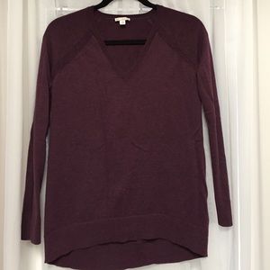 Burgundy V-neck Sweater from Gap