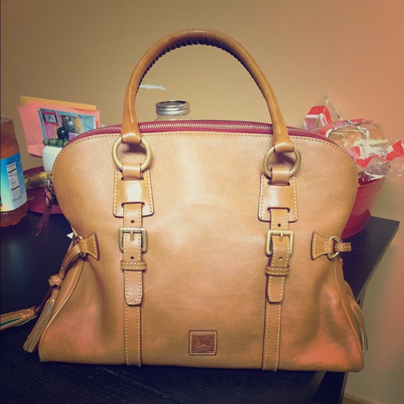 Dooney and Bourke florentine large buckle satchel