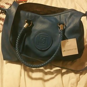 Surf blue Liz Claiborne handbag