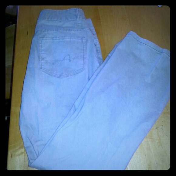 Women's Khaki Bootleg Pants - Picture 1 of 2