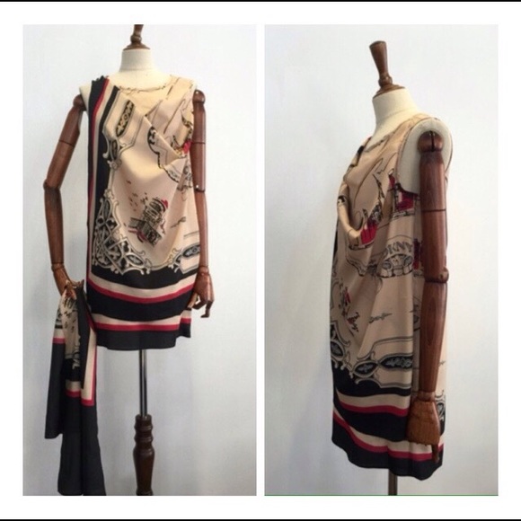 💃💃Classic scarfs mini dress - Picture 2 of 4