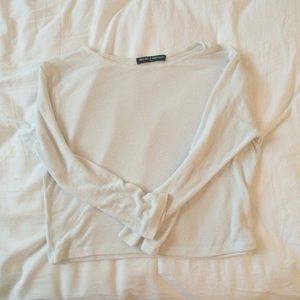 Brandy melville white long sleeve