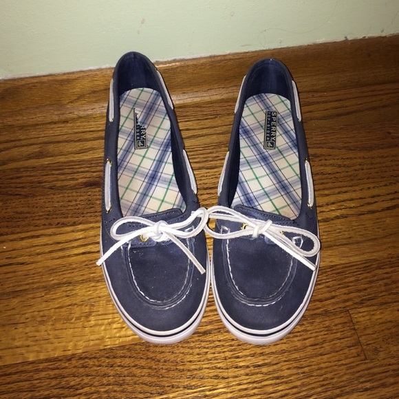 Navy blue woman's Sperry Top-sider's - Picture 1 of 4