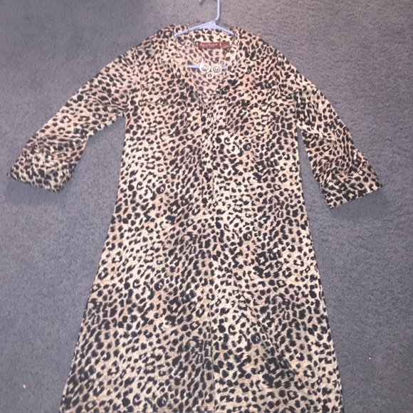 Leopard shift dress