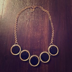 Beautiful black and gold necklace