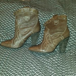 Carlos Santana leather boots