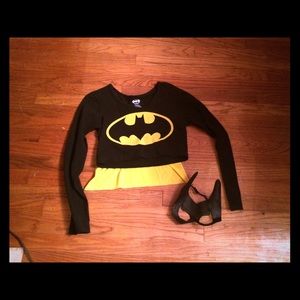 Women's batman top and mask