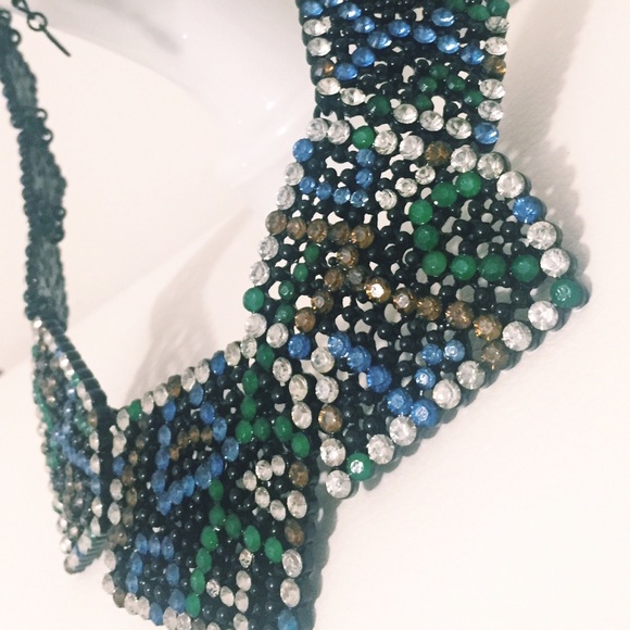 H&M Crystal Encrusted Collar Necklace