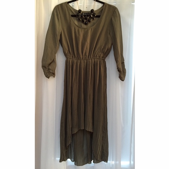 Dark Green Dress