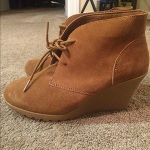 Merona Bootie Wedges - Barely Worn