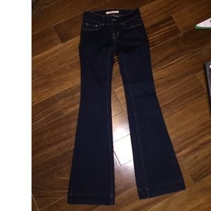 J Brand flare leg jeans - dark wash
