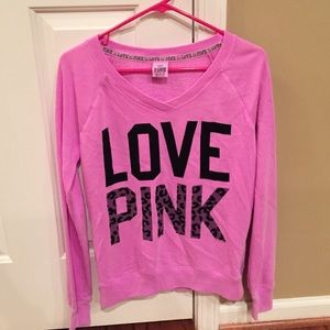 Pink sweatshirt