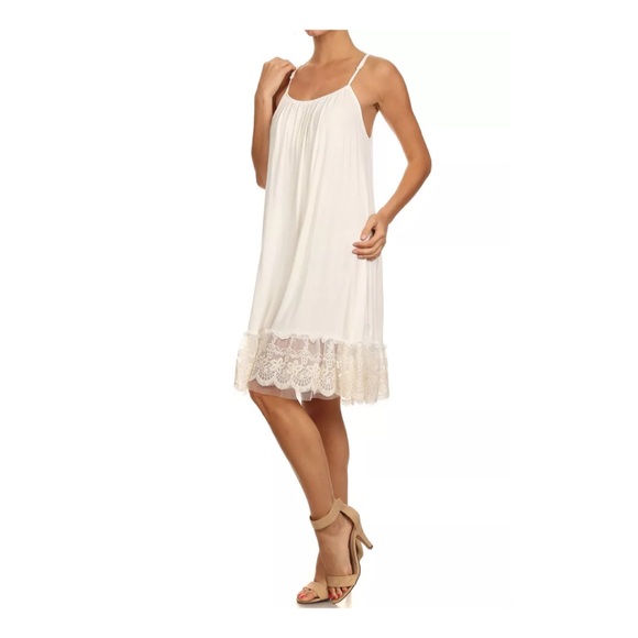 🆕 Cream dress extender